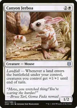 1x Canyon Jerboa - NM English MTG - Zendikar Rising - Image 1