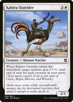 1x Kabira Outrider - NM English MTG - Zendikar Rising - Image 1