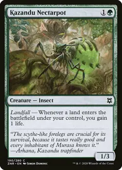 1x Kazandu Nectarpot - NM English MTG - Zendikar Rising - Image 1