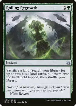 1x Roiling Regrowth - NM English MTG - Zendikar Rising - Image 1