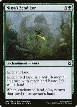 1x Nissa's Zendikon - NM English MTG - Zendikar Rising - Image 1