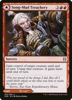 1x Song Mad Treachery // Song Mad Ruins - NM English MTG - Zendikar Rising - Image 1