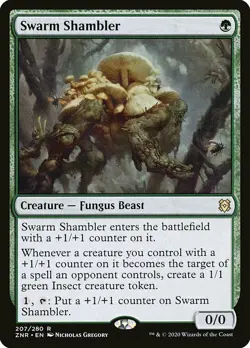 1x Swarm Shambler - NM English MTG - Zendikar Rising - Image 1