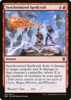 1x Synchronized Spellcraft - NM English MTG - Zendikar Rising - Image 1