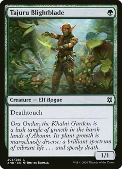 1x Tajuru Blightblade - NM English MTG - Zendikar Rising - Image 1