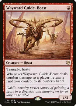 1x Wayward Guide Beast - NM English MTG - Zendikar Rising - Image 1