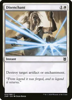1x Disenchant - NM English MTG - Zendikar Rising - Image 1