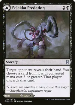 1x Pelakka Predation // Pelakka Caverns - NM English MTG - Zendikar Rising - Image 1