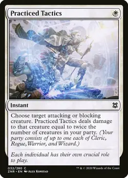 1x Practiced Tactics - NM English MTG - Zendikar Rising - Image 1