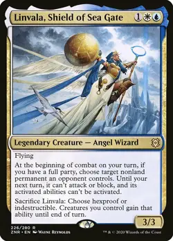 1x Linvala, Shield of Sea Gate - NM English MTG - Zendikar Rising - Image 1