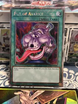 Pot of Avarice (Platinum Secret Rare) RA03-EN160 Quarter Century Bonanza 1st... - Image 4