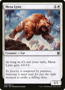 1x Mesa Lynx - NM English MTG - Zendikar Rising - Image 1