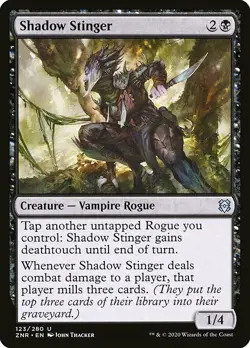 1x Shadow Stinger - NM English MTG - Zendikar Rising - Image 1