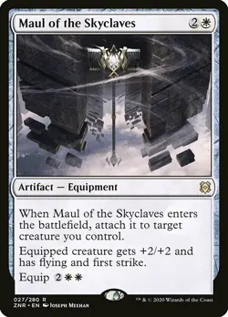 1x Maul of the Skyclaves - NM English MTG Foil - Zendikar Rising - Image 1