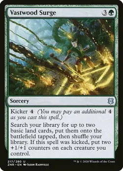 1x Vastwood Surge - NM English MTG - Zendikar Rising - Image 1