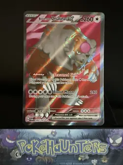 Pokemon Card Bloodmoon Ursaluna EX 202/167 Twilight Masquerade Holo Rare NM - Image 1