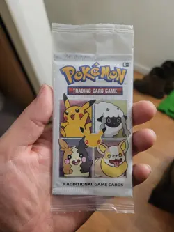 Pokemon TCG Celebrations 25th Anniversary General Mills Cereal Booster Pack - Image 1