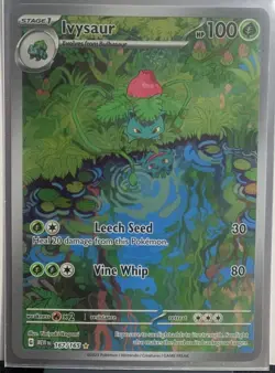 Ivysaur Illustration Rare 167/165 SV Pokemon 151 2023 English - Image 2
