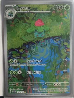 Ivysaur Illustration Rare 167/165 SV Pokemon 151 2023 English - Image 3
