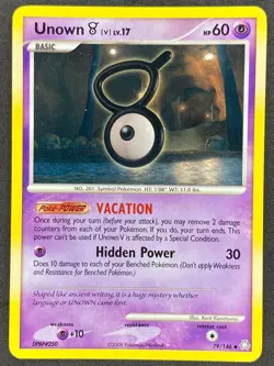 Pokemon Unown V 79/146 LA Legends Awakened LP - Image 1