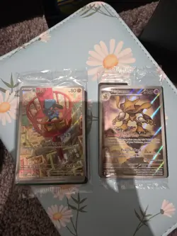 Pokemon Center ETB Promos - SEALED Alakazam #009 & Riolu #010 MEP - Image 1