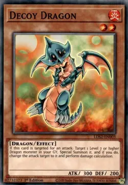 Decoy Dragon - LDS2-EN003 - Common - 1st Edition - Lightly Played - Image 1