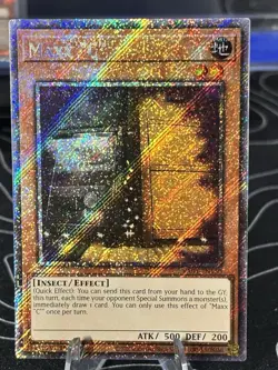 Maxx "C" (Platinum Secret Rare) Yugioh Quarter Century Stampede 1st Edition - Image 1