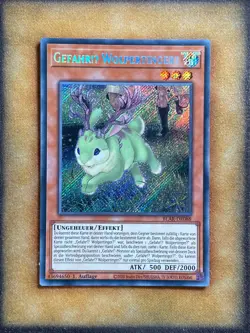 Yugioh Danger!U JackalopeU BLAR-EN088 Secret Rare 1st Ed GERMAN LP - Image 1