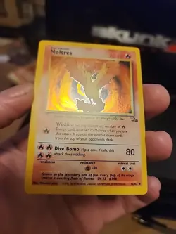Pokemon Moltres Trading Card Holo Rare 70 HP Wildfire Dive Bomb - Image 3