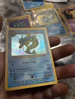 Pokemon Gyarados Holo Shadowless Rare TCG Base Set Card 6/102 - Image 3