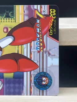 1995 Mega Man 7 Bandai Carddass No.33 Rockman CAPCOM japan card - Image 2
