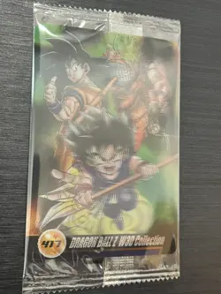 No.417 Son Goku 3D Dragon Ball wafer card Morinaga Japnese - Image 2