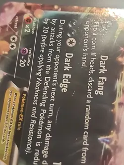 Absol EX XY62 Black Star Promo Pokemon Card See Description - Image 2
