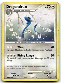 Dragonair 52/146 Legends Awakened Uncommon Card Pokemon Heavy Play - Image 1