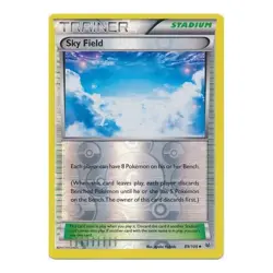 Sky Field 89/108 Reverse Holo Roaring Skies Pokemon Card NM - Image 1