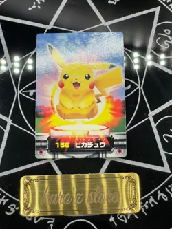 Pokemon Card Zukan Carddass Pikachu No.156 Advanced Generation Japanese - Image 2