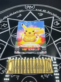 Pokemon Card Zukan Carddass Pikachu No.156 Advanced Generation Japanese - Image 3