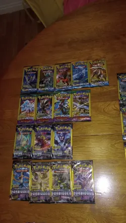 Pokemon 3 card packs Team Up Cosmic Eclipse & More XY, SUN AND MOON, SWORD ERA - Image 3