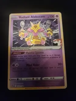 Radiant Alakazam 059/195 Prize Pack Series Cards Holo - Image 1