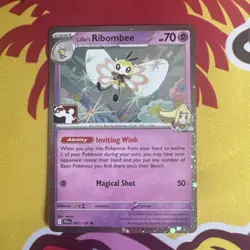 Pokemon TCG - Lillie's Ribombee 067/159 Prize Pack Series 7 Play Stamped Holo - Image 1