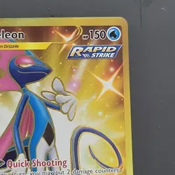 Pokemon TCG Inteleon 227/203 Evolving Skies Secret Gold Rare NM/M 🔥 Full Art - Image 3