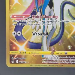 Pokemon TCG Inteleon 227/203 Evolving Skies Secret Gold Rare NM/M 🔥 Full Art - Image 4