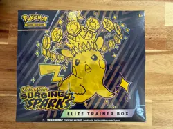 SEALED *BNIB* Pokemon TCG Scarlet and Violet Surging Sparks Elite Trainer Box - Image 1