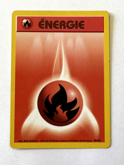 Carte Pokemon - Energie Feu - Set de Base - 98/102 - FR - Image 1