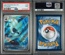 Pokemon TIRTOUGA 106/86 Black EN Bolt Full Art Holo Illustration Rare MINT PSA 9 - Image 1