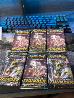 Pokemon Sun And Moon Lost Thunder Sealed Packs - Image 1