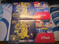 Pokemon Surging Sparks Elite Trainer Box/Booster Bundle Costco 2-Pack (LOT OF 2) - Image 1