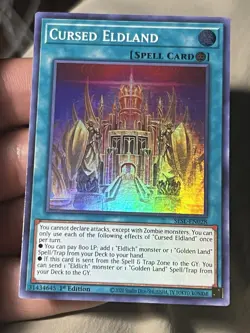 Cursed Eldland - SESL-EN028 - Super Rare 1st Ed Yugioh - LP - Image 3