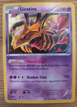 Lot of 2 Pokemon Giratina Black Star Promo Holo XY184 - Image 4