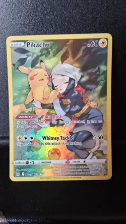 Pokemon TCG Pikachu TG05/TG30 Trainer Gallery Full Art Lost Origin, NM - Image 1